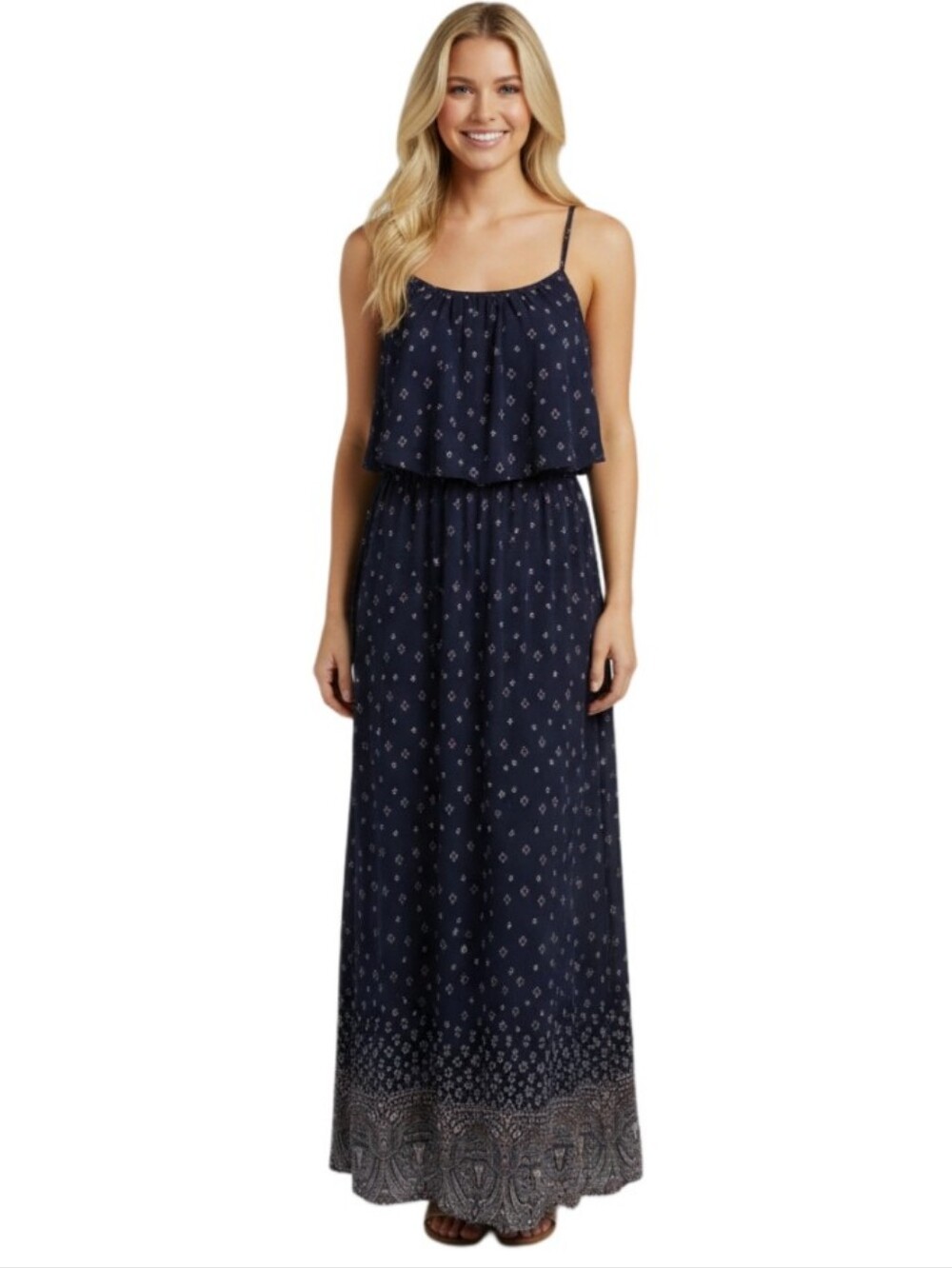 xhilaration Boho Floral Maxi